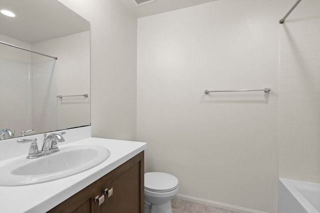 2333 Verano Way, Vista, CA 92081 - full bathroom with vanity and washtub / shower combination