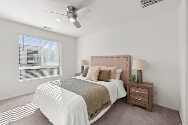 2333 Verano Way, Vista, CA 92081 - carpeted bedroom with baseboards and ceiling fan