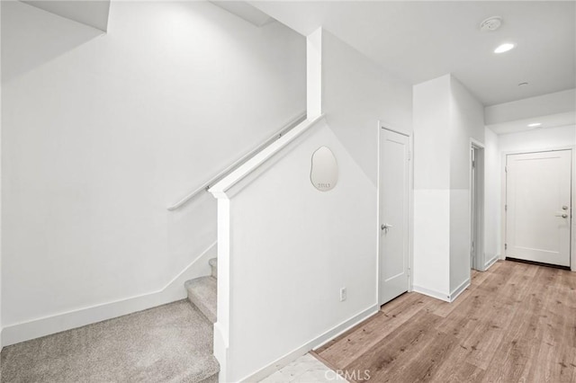 284 Novel, Irvine, CA 92618 - entryway with stairway, recessed lighting, and wood finished floors