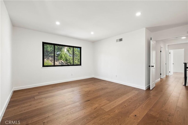 22526 Napa St, West Hills, CA 91304 - empty room featuring recessed lighting and wood finished floors