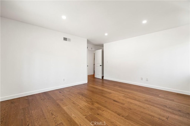 22526 Napa St, West Hills, CA 91304 - empty room featuring wood finished floors and recessed lighting