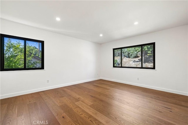 22526 Napa St, West Hills, CA 91304 - empty room featuring wood finished floors and recessed lighting