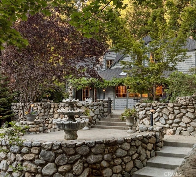969 Oak Dr, Crestline, CA 92325 - view of porch