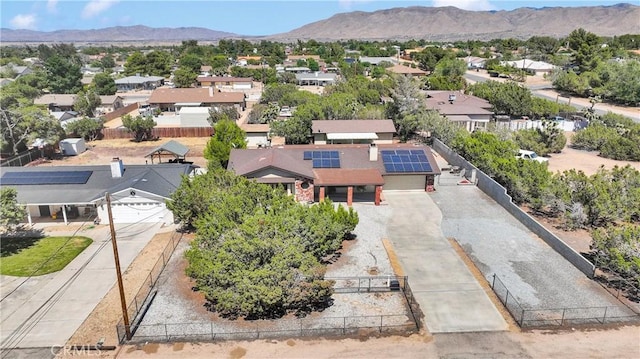 7505 Jenkins Ave, Hesperia, CA 92345 - aerial perspective of suburban area featuring a mountain backdrop