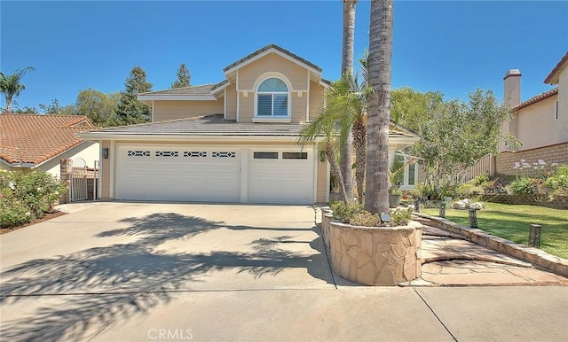 3039 Olympic View Dr, Chino Hills, CA 91709 - traditional home featuring concrete driveway and an attached garage