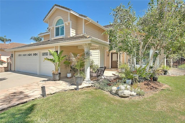 3039 Olympic View Dr, Chino Hills, CA 91709 - view of front of house featuring concrete driveway and a front yard