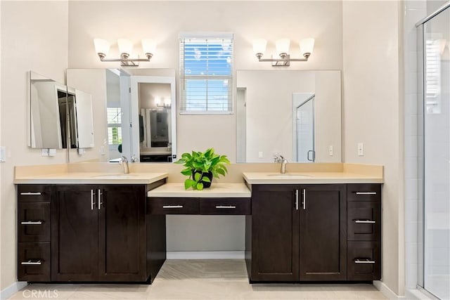 138 Listo St, Rancho Mission Viejo, CA 92694 - full bath with two vanities and a stall shower