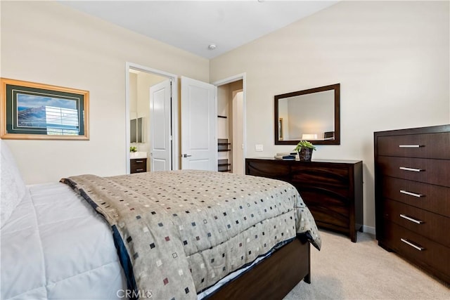 138 Listo St, Rancho Mission Viejo, CA 92694 - bedroom with light carpet and ensuite bathroom