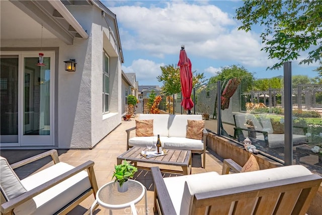 138 Listo St, Rancho Mission Viejo, CA 92694 - view of patio / terrace with outdoor lounge area