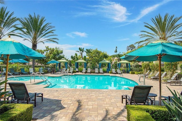 138 Listo St, Rancho Mission Viejo, CA 92694 - community pool featuring a patio and a gazebo