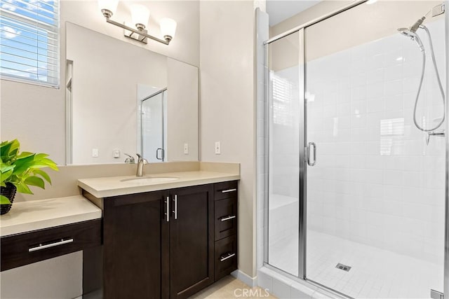 138 Listo St, Rancho Mission Viejo, CA 92694 - bathroom featuring a stall shower and vanity