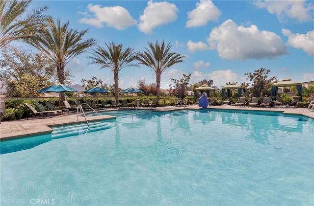 138 Listo St, Rancho Mission Viejo, CA 92694 - community pool featuring a gazebo and a patio area