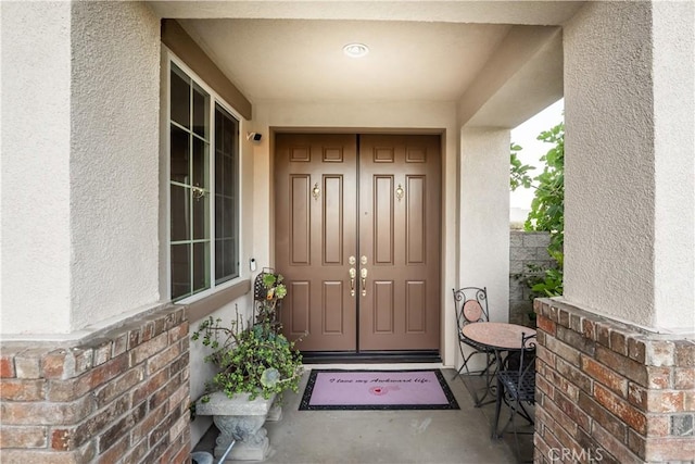20642 Iris Canyon Rd, Riverside, CA 92508 - entrance to property featuring stucco siding