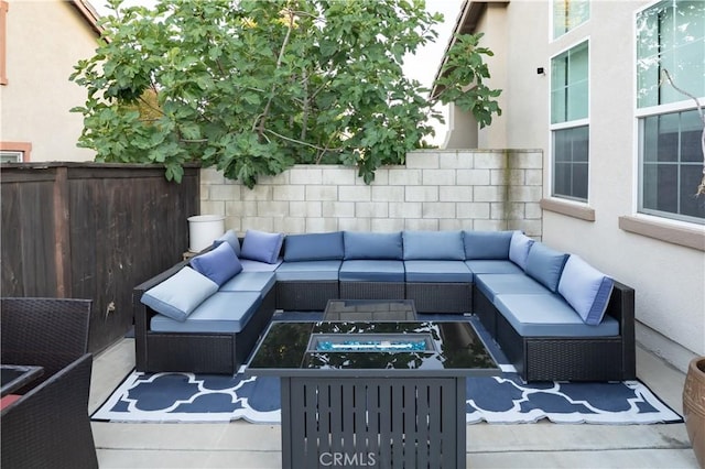 20642 Iris Canyon Rd, Riverside, CA 92508 - view of patio / terrace featuring an outdoor hangout area