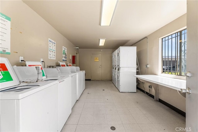 5530 Ackerfield Ave Unit 206, Long Beach, CA 90805 - community laundry room featuring separate washer and dryer and stacked washer / drying machine