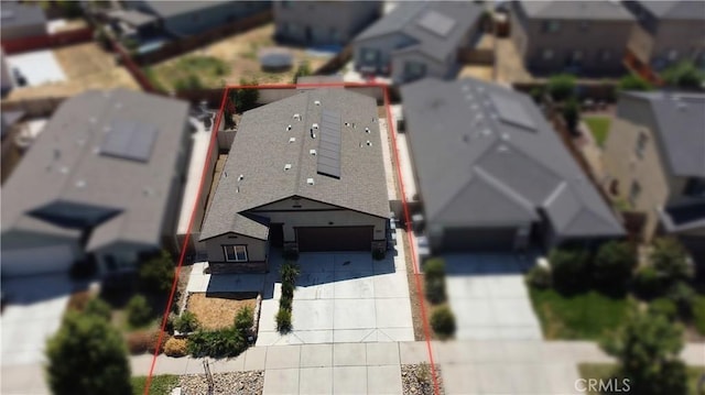 4262 Theresa Ln, Merced, CA 95348 - view from above of property featuring property boundaries highlighted