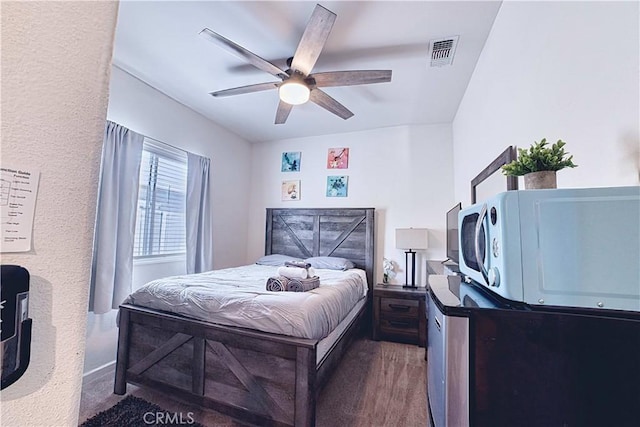 4262 Theresa Ln, Merced, CA 95348 - bedroom with a ceiling fan and carpet floors