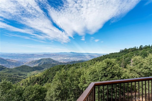 28527 Willow Rd, Lake Arrowhead, CA 92385 - view of mountain backdrop with a heavily wooded area