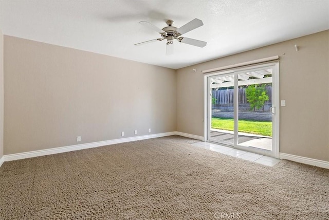836 Bolen Dr, Paso Robles, CA 93446 - unfurnished room with carpet floors and a ceiling fan