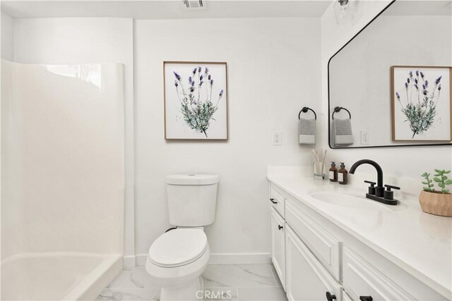 516 Sefton Ave Unit A, Monterey Park, CA 91755 - full bath featuring marble look tiles, vanity, and a shower