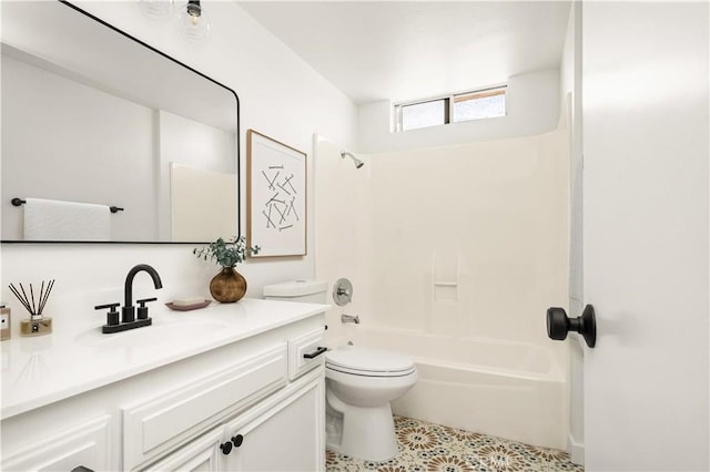 516 Sefton Ave Unit A, Monterey Park, CA 91755 - full bathroom with vanity, tub / shower combination, and tile patterned flooring