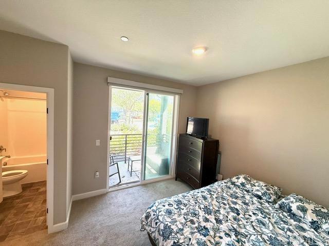 1959 Minimalist Ln, Chula Vista, CA 91915 - carpeted bedroom featuring access to outside and baseboards