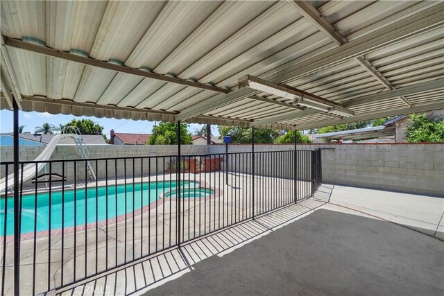 10265 Lev Ave, Arleta, CA 91331 - view of pool with a patio area and a fenced backyard