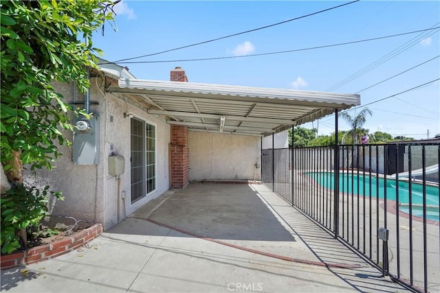 10265 Lev Ave, Arleta, CA 91331 - view of patio / terrace featuring a carport
