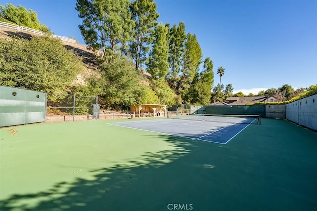 5250 Scott Robertson Rd, Hidden Hills, CA 91302 - view of tennis court
