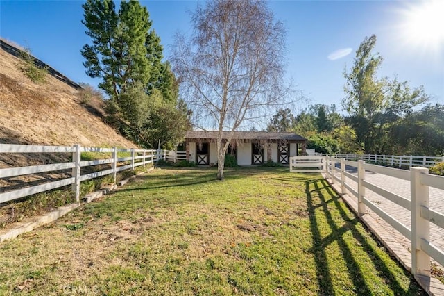 5250 Scott Robertson Rd, Hidden Hills, CA 91302 - view of yard with an exterior structure and an outbuilding