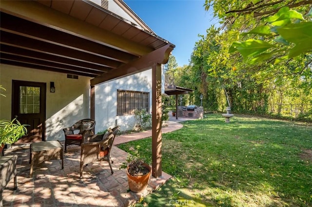5250 Scott Robertson Rd, Hidden Hills, CA 91302 - view of grassy yard featuring a patio