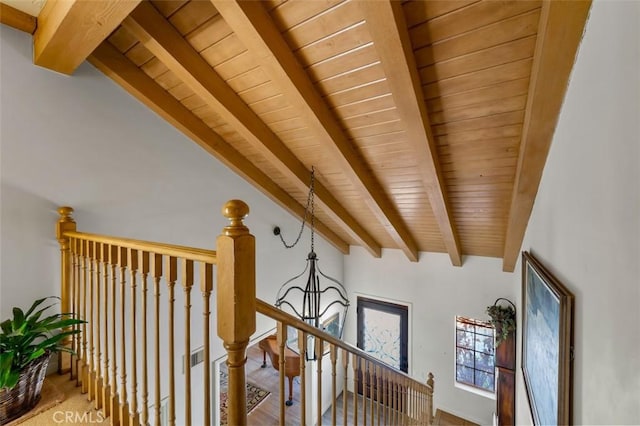 5250 Scott Robertson Rd, Hidden Hills, CA 91302 - detailed view of a wooden ceiling with exposed beams