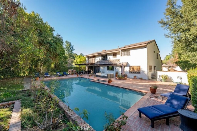 5250 Scott Robertson Rd, Hidden Hills, CA 91302 - view of swimming pool featuring a patio