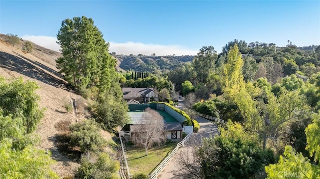 5250 Scott Robertson Rd, Hidden Hills, CA 91302 - view from above of property