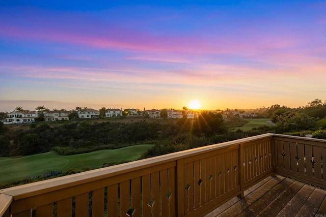 7243 Surfbird Cir, Carlsbad, CA 92011 - wooden deck with golf course view
