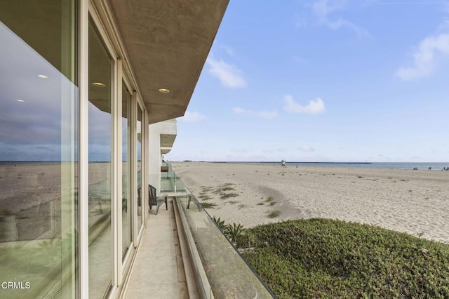 3629 Ocean Dr, Oxnard, CA 93035 - balcony with view of water and beach