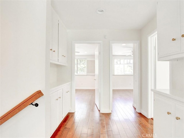 20472 Via Marwah, Yorba Linda, CA 92886 - hallway featuring light wood-style floors and recessed lighting