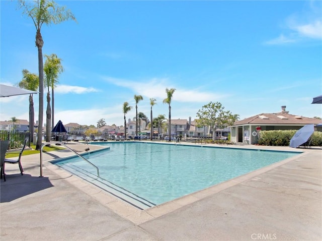 20472 Via Marwah, Yorba Linda, CA 92886 - community pool featuring a patio and a residential view