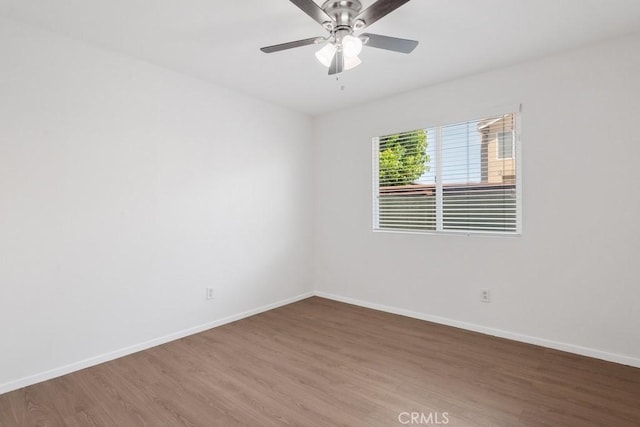 5185 Konic Ct, Riverside, CA 92509 - spare room with wood finished floors and ceiling fan
