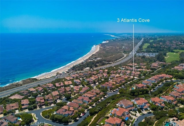 3 Atlantis Cv, Newport Coast, CA 92657 - aerial perspective of suburban area with unending shoreline