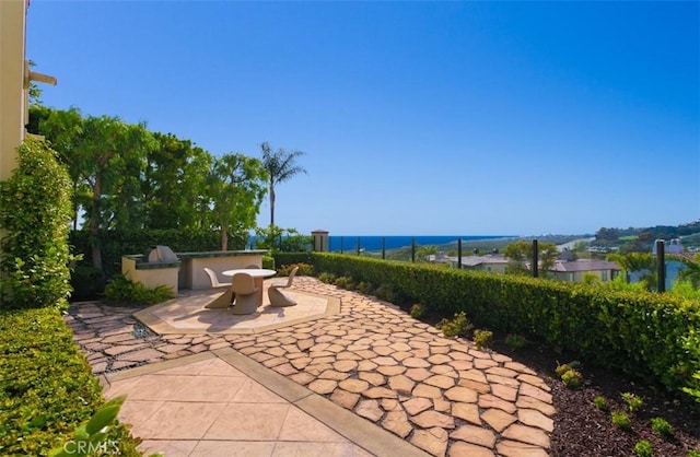 3 Atlantis Cv, Newport Coast, CA 92657 - view of patio / terrace featuring a water view