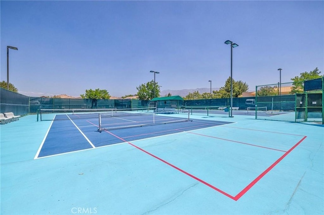1708 Snowberry Rd, Beaumont, CA 92223 - view of tennis court featuring community basketball court