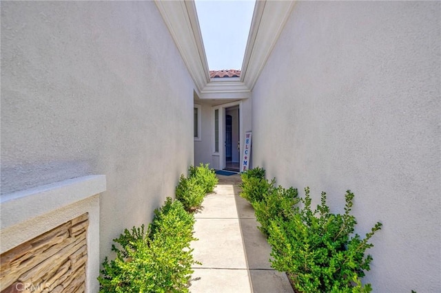 1708 Snowberry Rd, Beaumont, CA 92223 - entrance to property with stucco siding