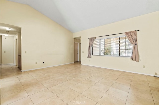 37702 Medea Ct, Palmdale, CA 93550 - spare room with vaulted ceiling and light tile patterned floors