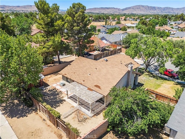 37702 Medea Ct, Palmdale, CA 93550 - aerial perspective of suburban area with a mountain backdrop