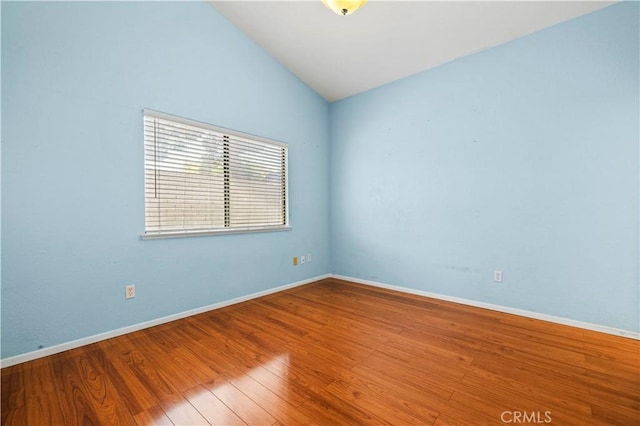 37702 Medea Ct, Palmdale, CA 93550 - spare room with lofted ceiling and wood finished floors