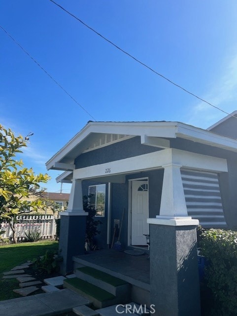 226 E Edinger Ave, Santa Ana, CA 92707 - view of front of house with stucco siding