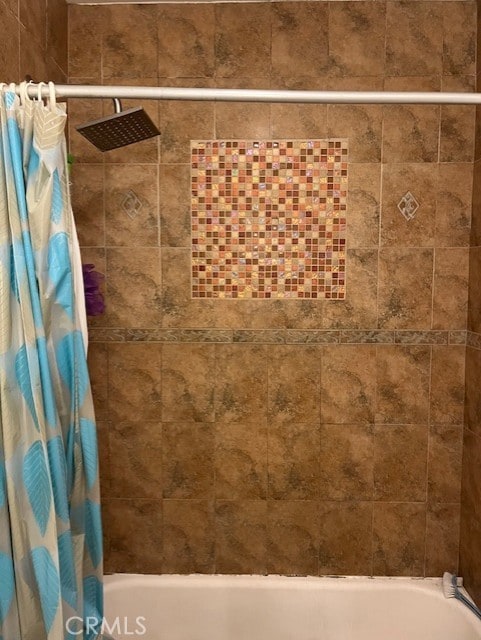 226 E Edinger Ave, Santa Ana, CA 92707 - bathroom featuring shower / bath combo with shower curtain