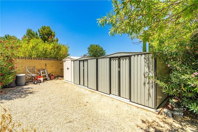 2608 Nice Ct, Lancaster, CA 93536 - view of shed featuring a fenced backyard