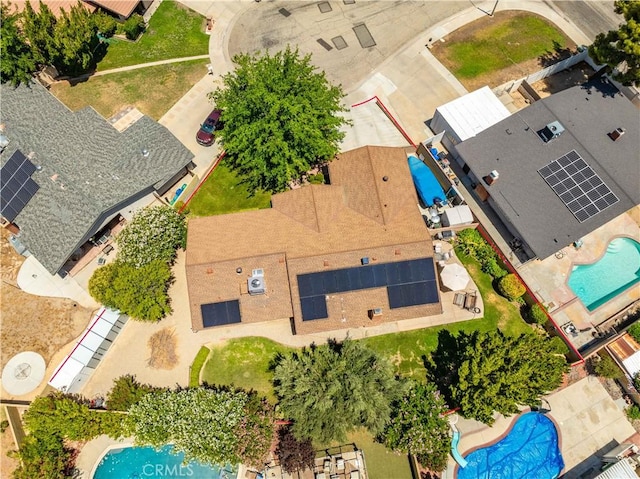 2608 Nice Ct, Lancaster, CA 93536 - bird's eye view of a pool